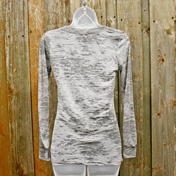 Twenty One T-Shirt Blouse Med Heathered Gray - Picture 4 of 7